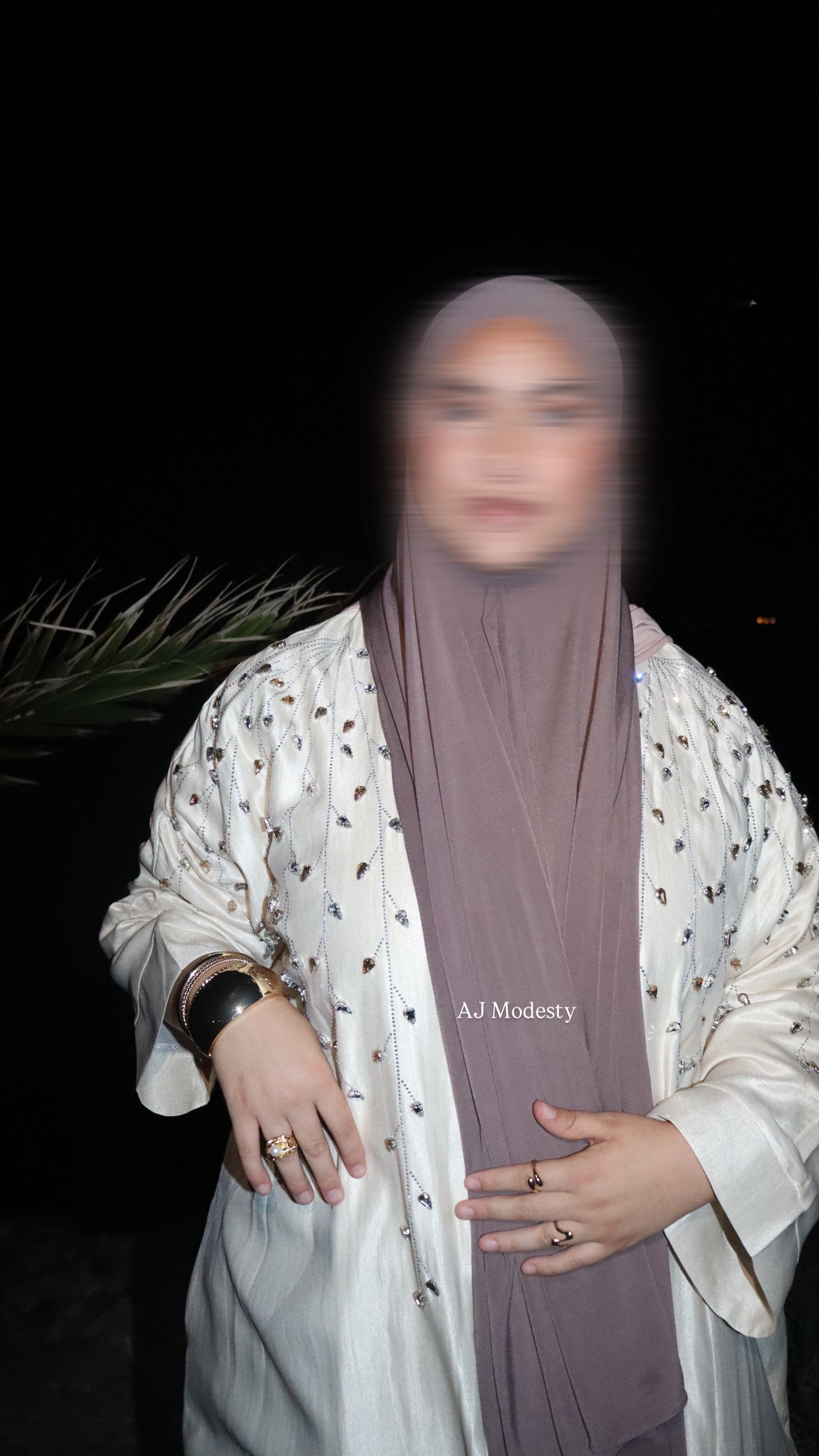 Abaya LAYAL - Nude