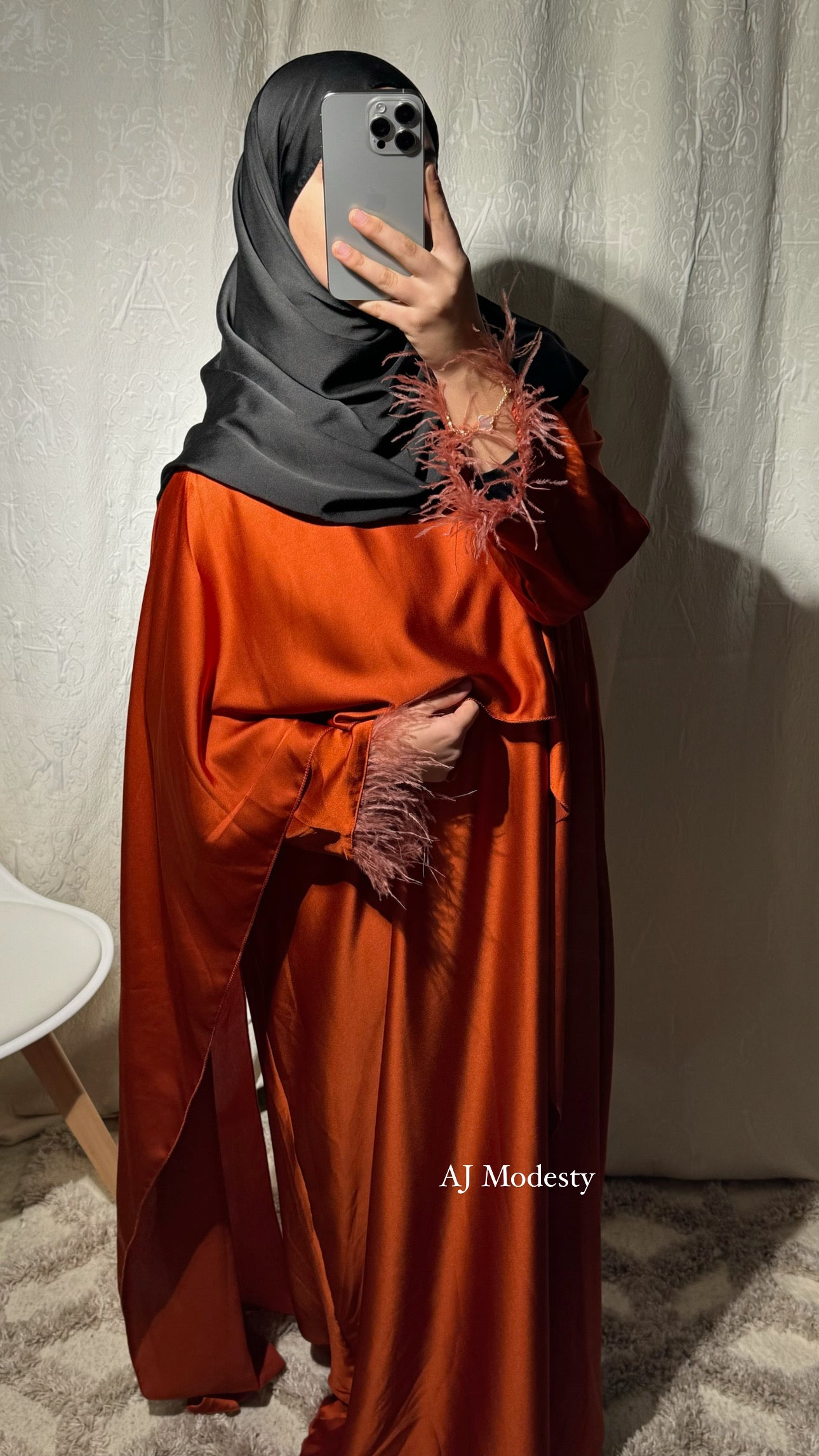 Robe ELYA - ORANGE
