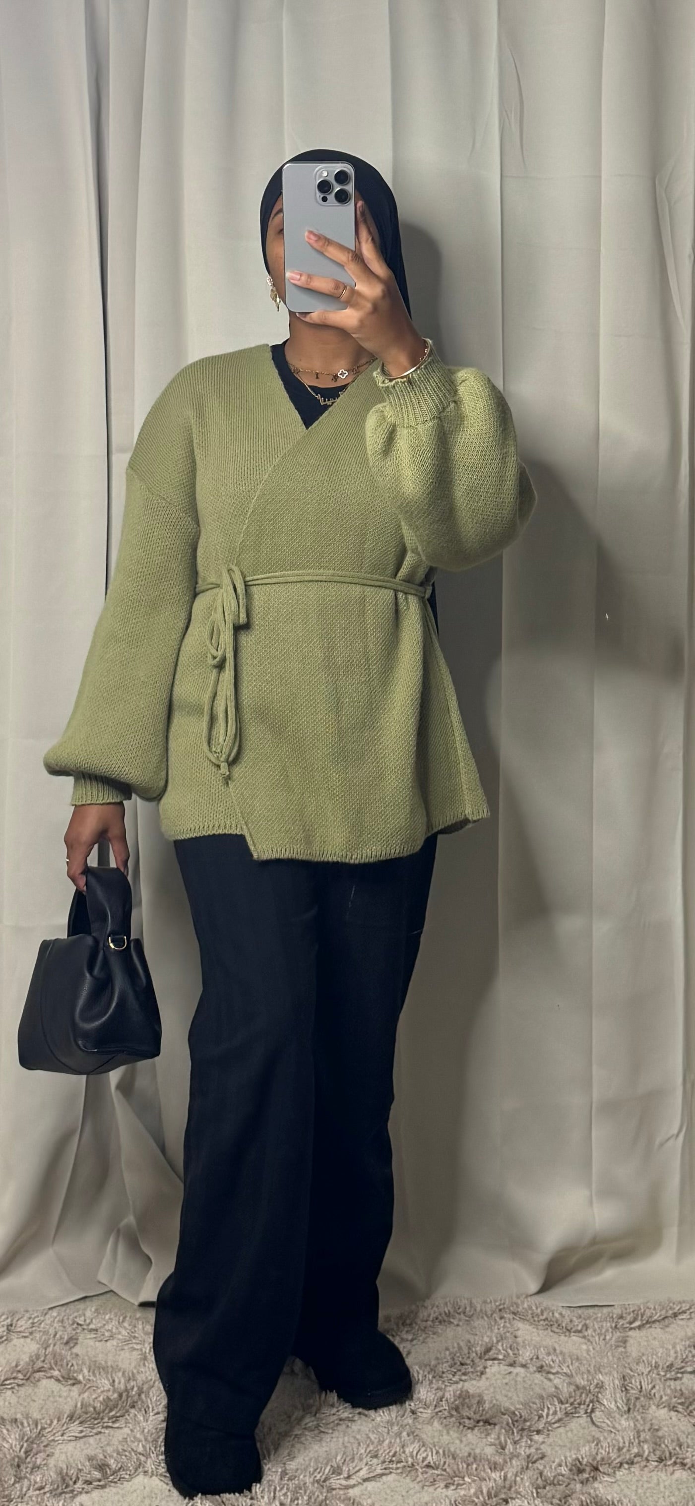 Cardigan SOFYA - OLIVE