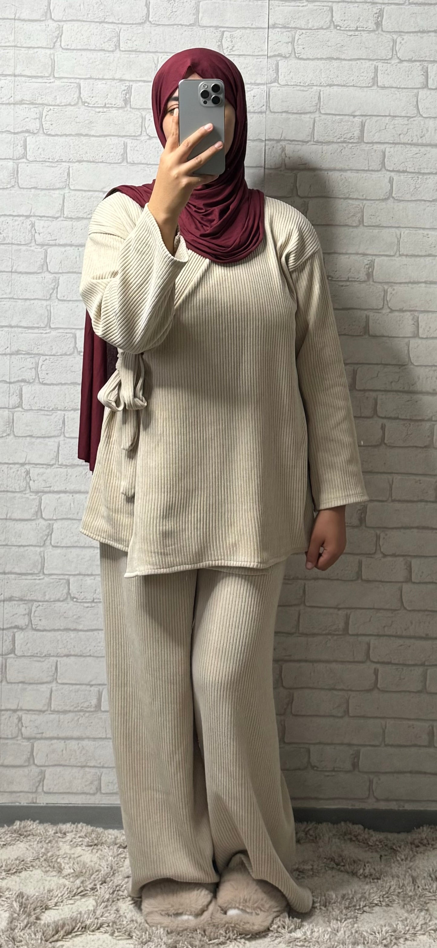 Ensemble PORTEFEUILLE - BEIGE