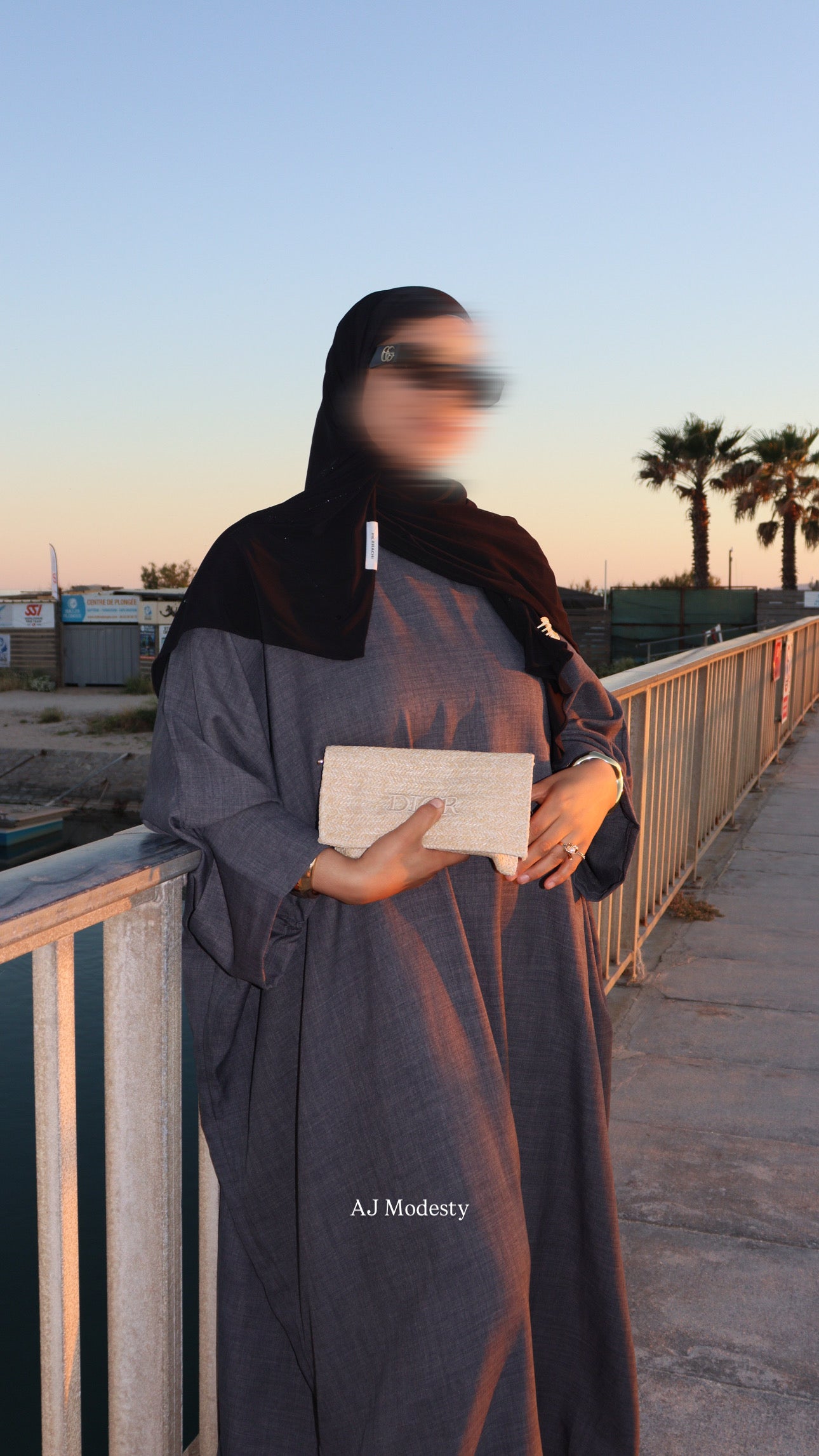 Abaya FARASHA - GRIS