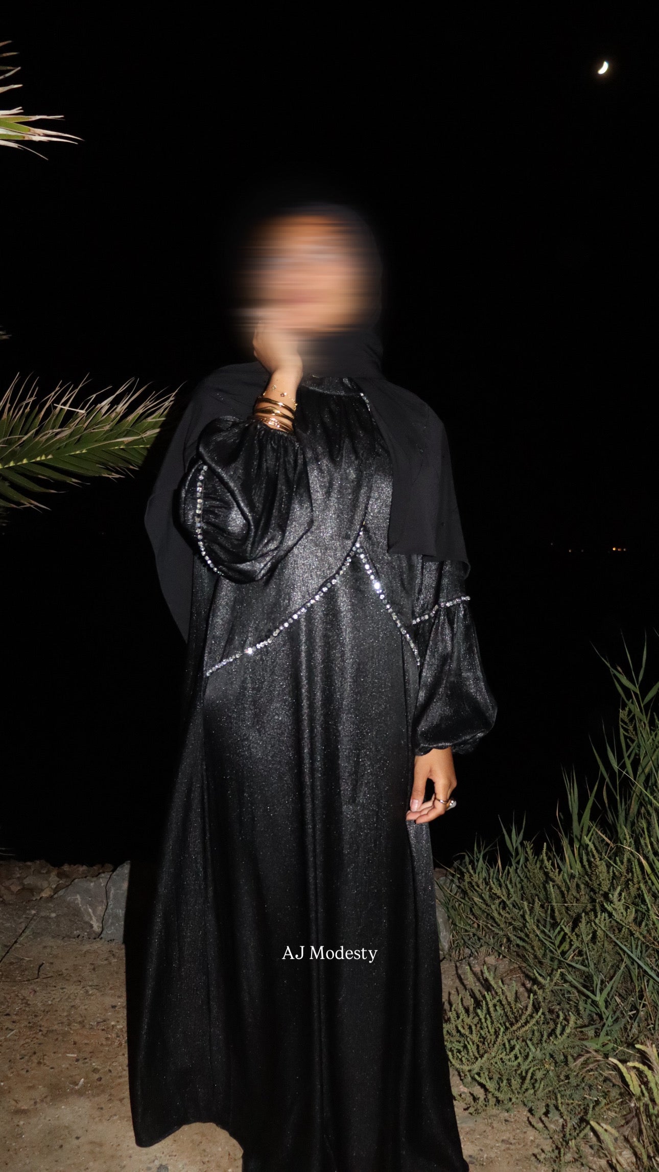 Abaya SHERAZ - Noir