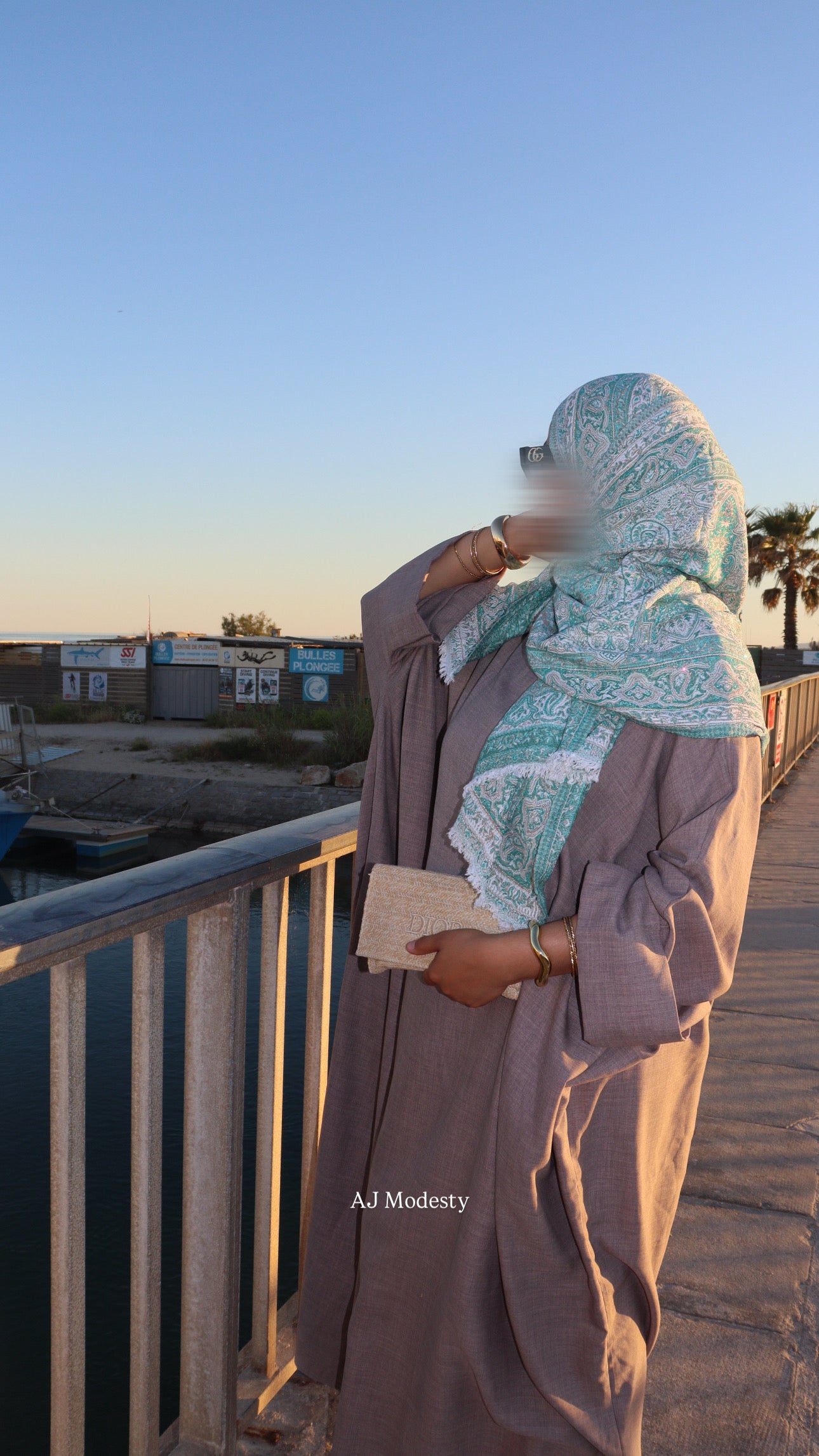 Abaya FARASHA - TAUPE