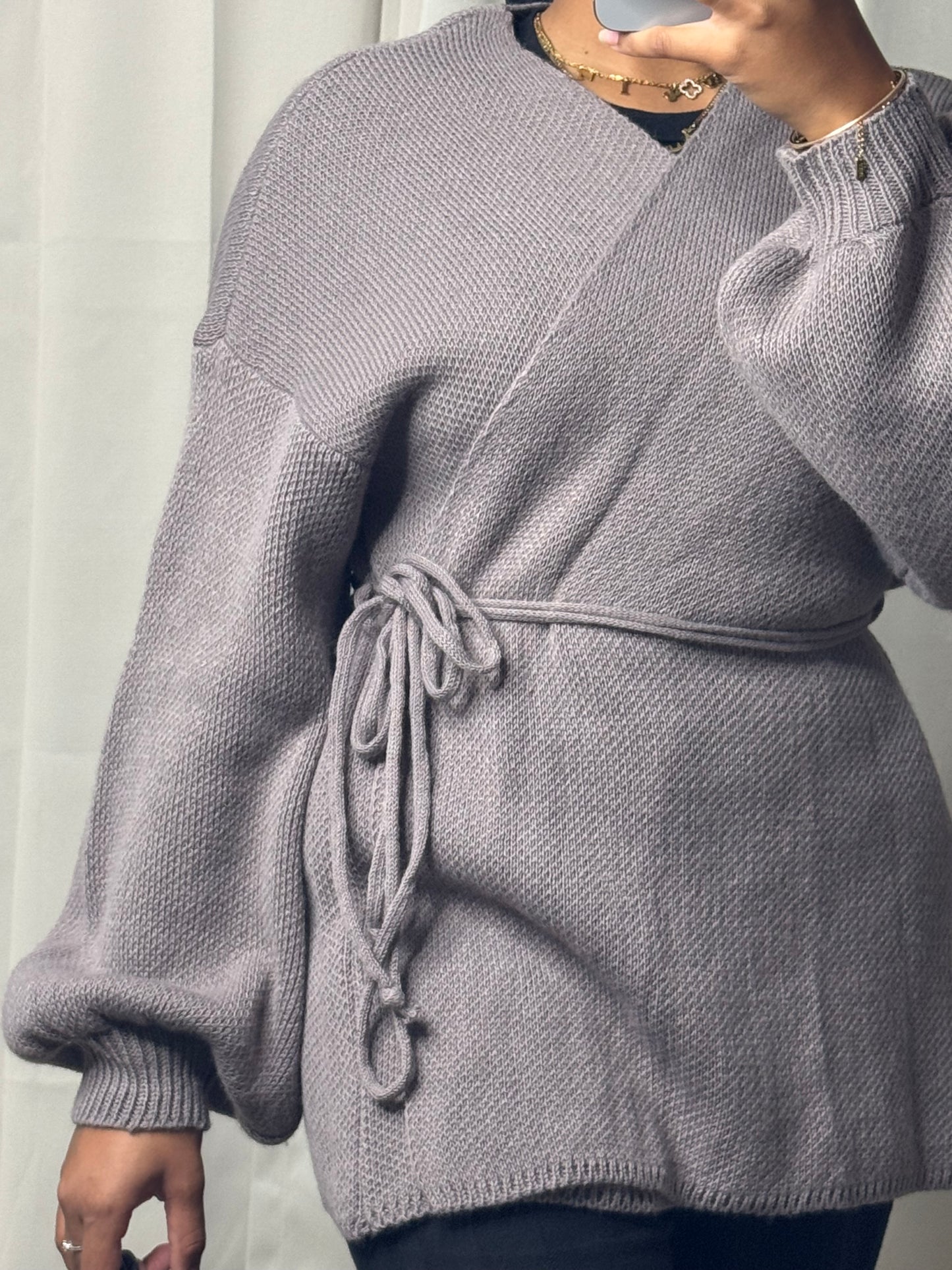 Cardigan SOFYA - TAUPE