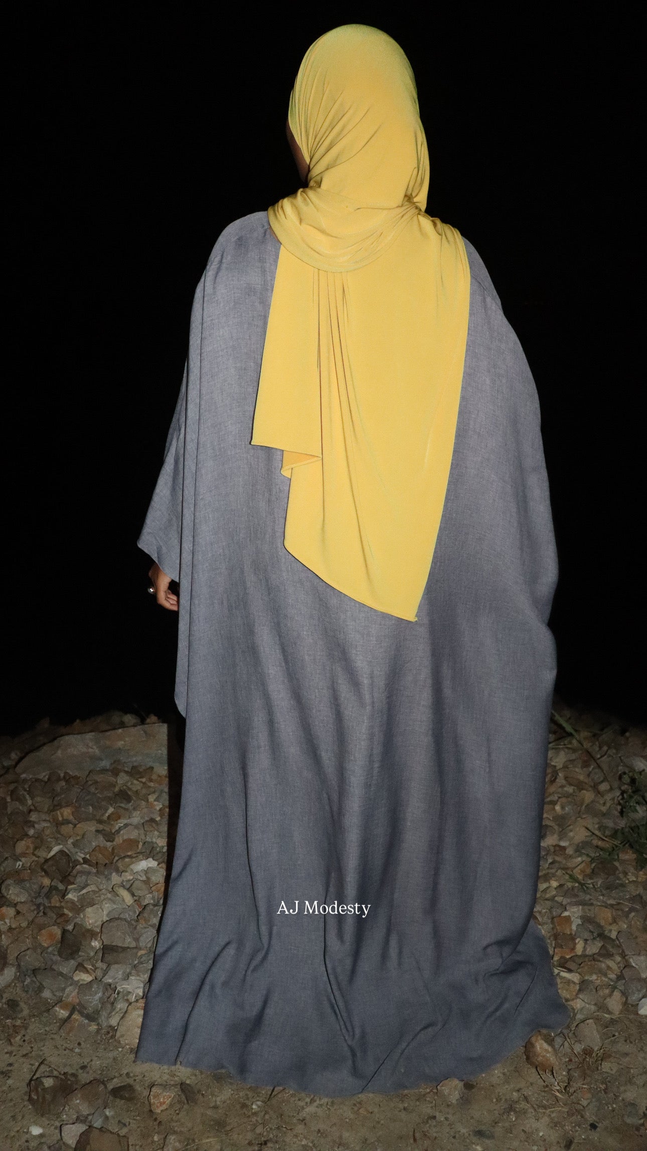 Abaya CAPE - GRISE