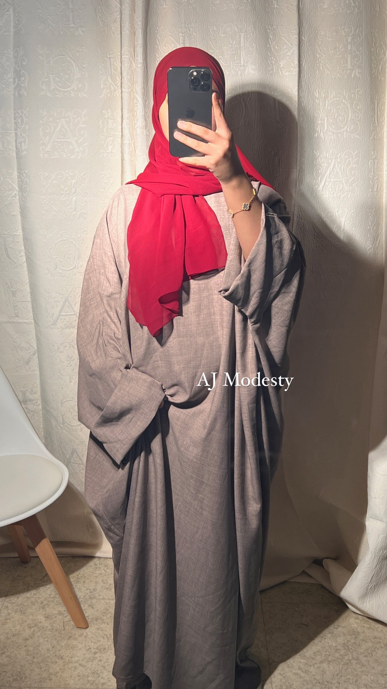 Abaya FARASHA - TAUPE
