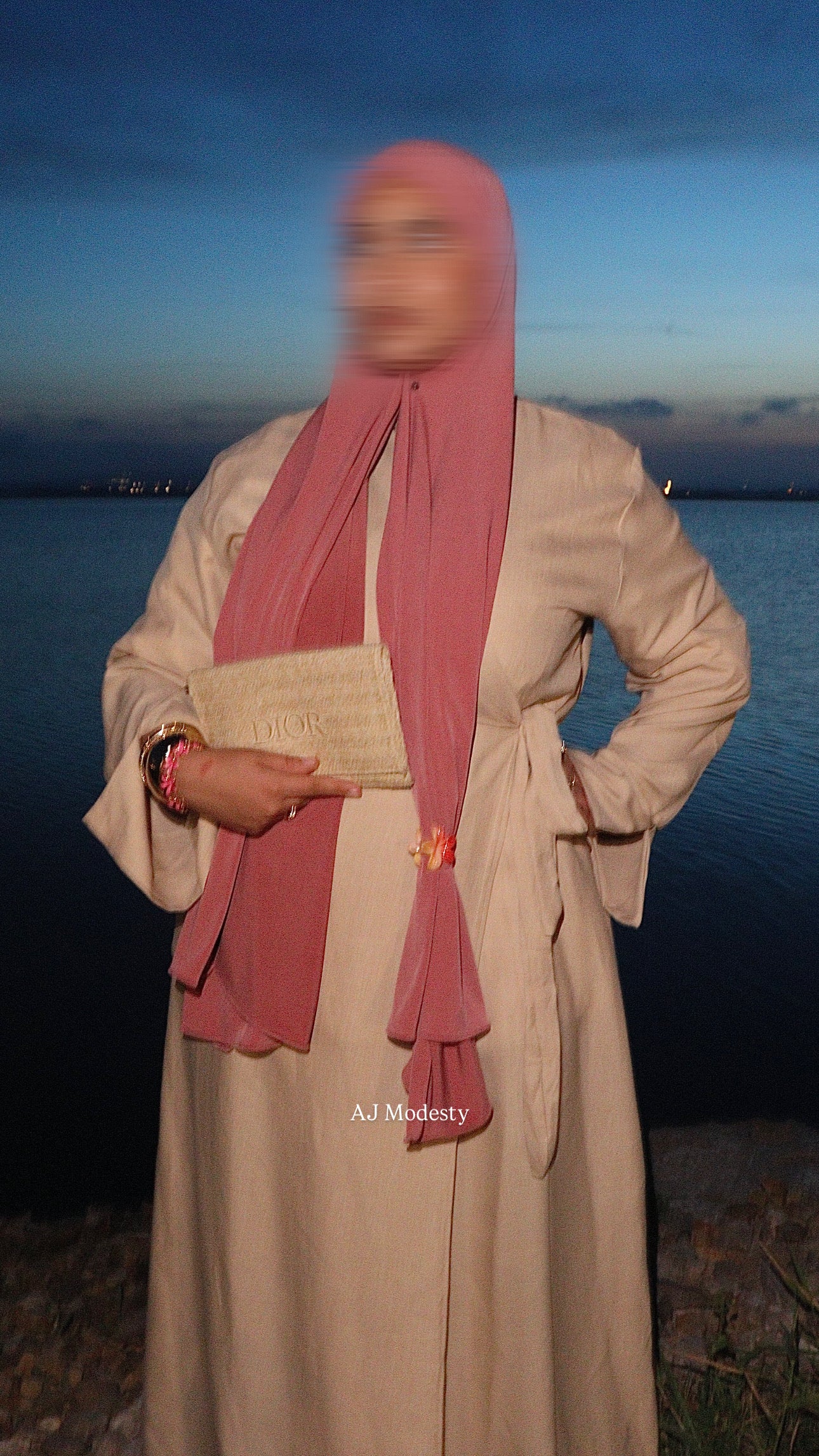 ROBE LAYINA - BEIGE