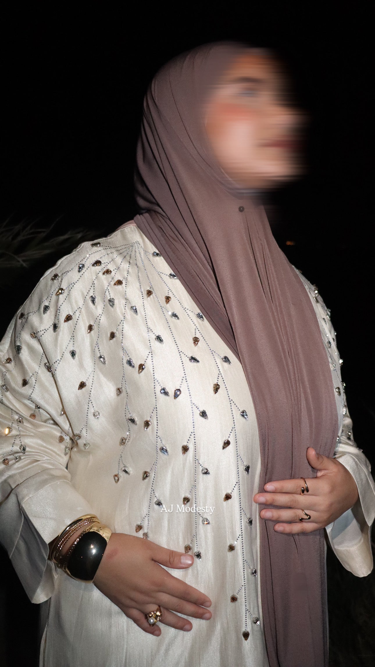 Abaya LAYAL - Nude