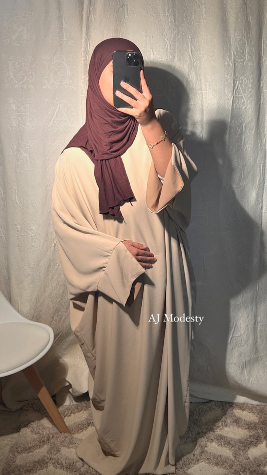 Abaya PAPILLON - BEIGE